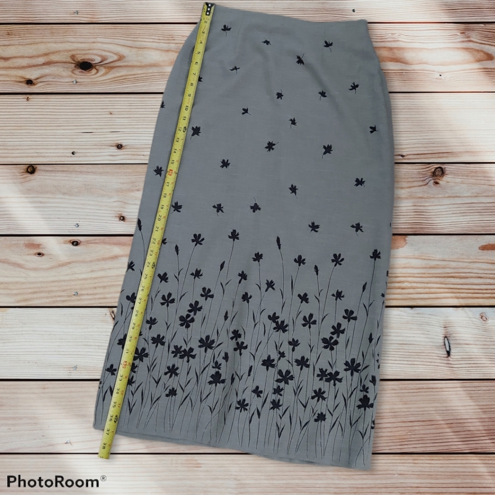 Freeport Studio Maxi Skirt Grey Black Size 10